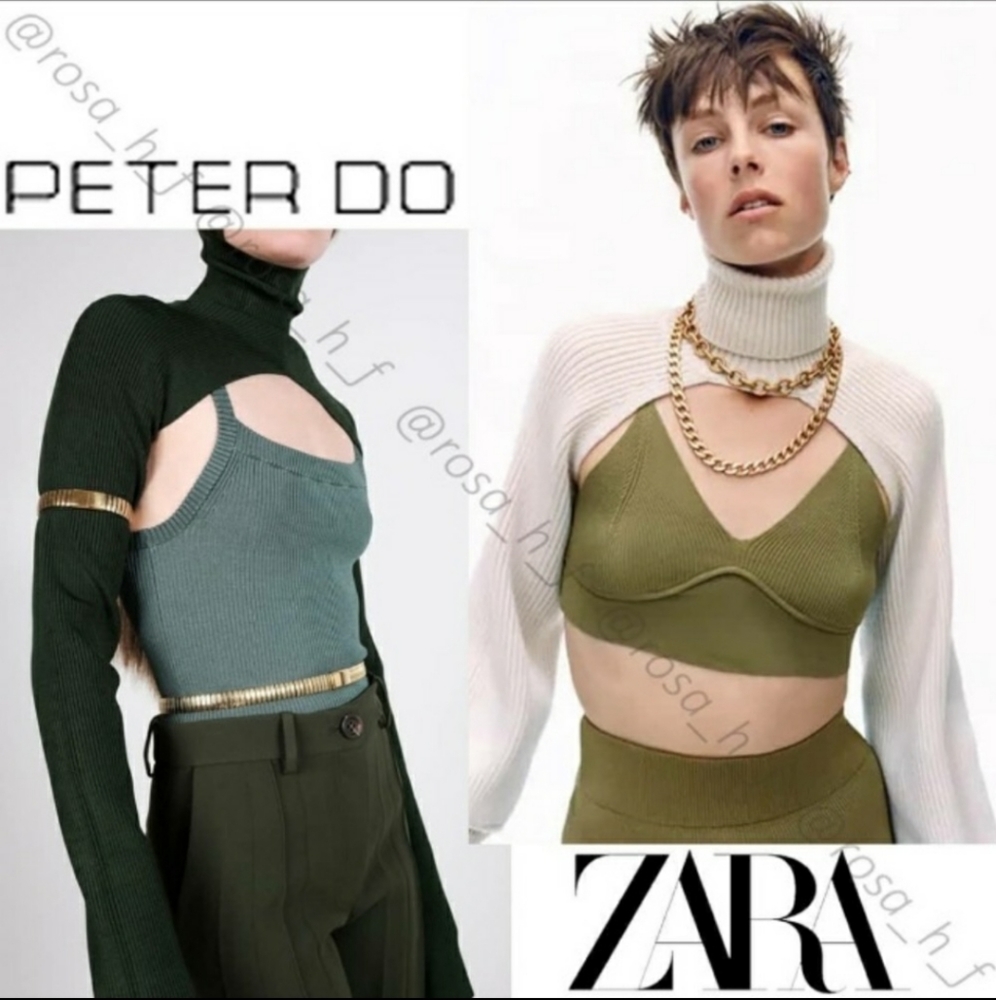 Zara turtleneck  sleeves top - Picture 8 of 16